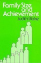 Family Size and Achievement - Judith Blake