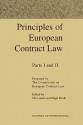 Principles of European Contract 2 Vols - Lando, Andre Prum, Eric Clive, Reinhard Zimmerman