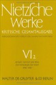 Jenseits von Gut und Böse/Zur Geneologie der Moral - Friedrich Nietzsche, Mazzino Montinari, Giorgio Colli