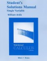 Student's Solutions Manual, Single Variable for Thomas' Calculus - George B. Thomas Jr., Frank R. Giordano, Maurice D. Weir, Joel R. Hass