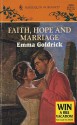 Faith, Hope and Marriage - Emma Goldrick