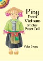 Ping from Vietnam Sticker Paper Doll - Yuko Green, Henry Green