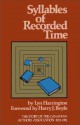 Syllables of Recorded Time: The Story of the Canadian Authors Association 1921-1981 - Lyn Harrington