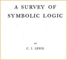 Survey Symbolic Logic - Clarence Irving Lewis