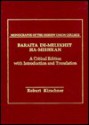 Baraita De-Melekhet Ha-Mishkan: A Critical Edition with Introduction and Translation - Robert Kirschner