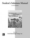 Student Solutions Manual for Elementary & Intermediate Algebra - Stefan Baratto, Barry Bergman, Donald Hutchison