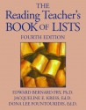 Reading Teacher's Book Of Lists - Edward B. Fry