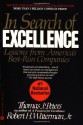 In Search of Excellence - Thomas Peters, Robert H. Waterman Jr.