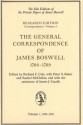 The General Correspondence of James Boswell, 1766-1769: Volume 1: 1766-1767 - James Boswell, Richard C. Cole, Peter S. Baker, James J. Caudle, Rachel McClellan