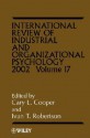 International Review of Industrial and Organizational Psychology, 2002 - Cary L. Cooper