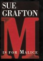 "M" Is For Malice - Sue Grafton