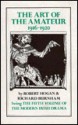 Art of the Amateur, 1916-1920 (Modern Irish Drama V) - Robert Goode Hogan, Richard Burnham