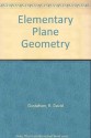 Elementary Plane Geometry - Roy David Gustafson, Peter D. Frisk