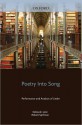 Poetry into Song: Performance and Analysis of Lieder - Deborah Stein, Robert Spillman