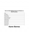 How to Create Multiple Family Tree Sheets in a Word Processor - Karen Barnes