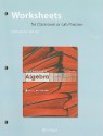 Worksheets for Classroon or Lab Practice for Intermediate Algebra - Marvin Bittinger, Christine Verity