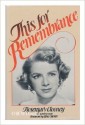 This For Rememberance - Rosemary Clooney