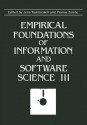 Empirical Foundations of Information and Software Science III - Jens Rasmussen, Pranas Zunde