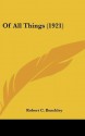 Of All Things (1921) - Robert C. Benchley