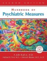 Handbook of Psychiatric Measures [With CDROM] - John Rush