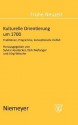 Kulturelle Orientierung Um 1700: Traditionen, Programme, Konzeptionelle Vielfalt - Sylvia Heudecker, Dirk Niefanger, Jörg Wesche