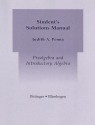 Prealgebra and Introductory Algebra Student's Solutions Manual - Judith Penna, Marvin Bittinger, David J. Ellenbogen