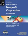 How to Form a Nonprofit Corporation in California [With CDROM] - Anthony Mancuso