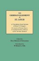 The German Element in St. Louis - Don Heinrich Tolzmann, William G. Bek