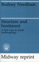 Structure and Sentiment: A Test Case for Social Anthropology - Rodney Needham