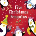 Five Christmas Penguins (Board Book) - Steven Lenton