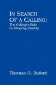 In Search of a Calling - Thomas O. Buford