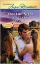 That Last Night in Texas - Ann Evans