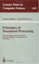 Principles of Document Processing: Third International Workshop, PODP '96, Palo Alto, California, USA, September 23, 1996. Proceedings - Charles Nicholas, Derick Wood