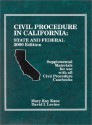 Supplement to Civil Procedure in California: State and Federal - Mary Kay Kane, David I. Levine