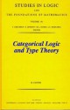 Categorical Logic and Type Theory - Bart Jacobs