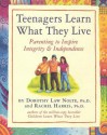 Teenagers Learn What They Live: Parenting to Inspire Integrity & Independence - Dorothy Law Nolte, Rachel Harris