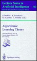 Algorithmic Learning Theory - S. Doshita, Klaus P. Jantke, S. Doshita