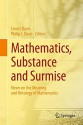 Mathematics, Substance and Surmise: Views on the Meaning and Ontology of Mathematics - Ernest Davis, Philip J. Davis