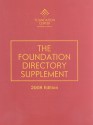 The Foundation Directory Supplement 2008 - David G. Jacobs