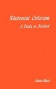 Rhetorical Criticism: A Study In Method - Edwin Black