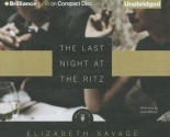 The Last Night at the Ritz - Elizabeth Savage