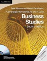 Cambridge International AS and A Level Business Studies Coursebook with CD-ROM (Cambridge International Examinations) - Peter Stimpson, Alastair Farquharson