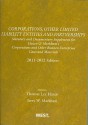 Corporations, Other Limited Liability Entities and Partnerships: Statutory and Documentary Supplement for Hazen & Markham's Corporations and Other Business Enterprises Cases and Materials - Thomas Lee Hazen, Jerry W. Markham