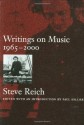 Writings on Music, 1965-2000 (Religion in America) - Steve Reich, Paul Hillier