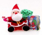 Santa, Play with Me Boxed Mini Ornament Book and Plush - Della Cohen, Kathy Couri