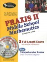 The Best Teachers' Test Preparation for the Praxis II Middle Shcool Mathematics Test [With CD ROM] - Mel Friedman