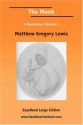 The Monk a Romance, Volume I [Easyread Large Edition] - Matthew Gregory Lewis