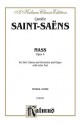 Mass for Four Voices, Op. 4: Satb with Satb Soli (Latin Language Edition) - Camille Saint-Saëns