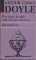 Der letzte Streich von Sherlock Holmes - Alice Berger, Karl H Berger, Arthur Conan Doyle