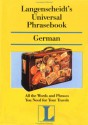 Langenscheidt's Universal Phrasebook German - Langenscheidt